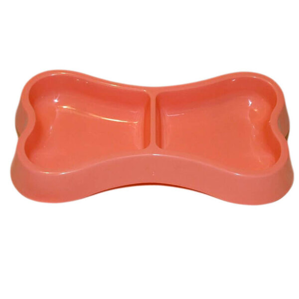 Castron dublu plastic cu forma os 2x0.2 l