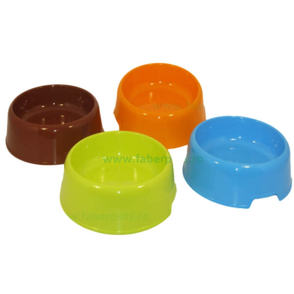 Castron plastic rotund simplu 0.85 l