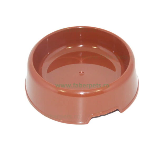 Castron plastic rotund simplu 0.85 l