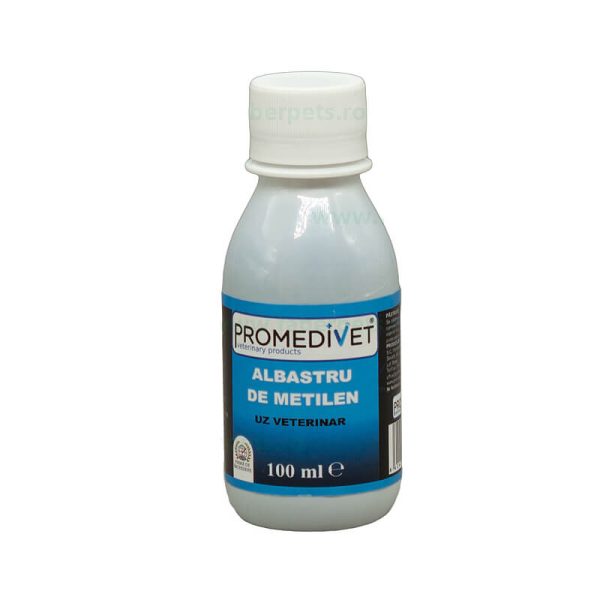 Albastru de metilen 1%, uz veterinar - 100 ml