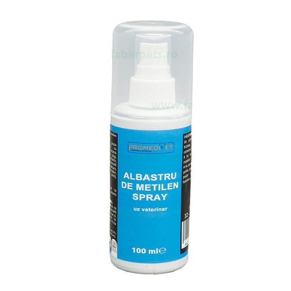 Albastru de metilen 1% Spray, uz veterinar - 100 ml