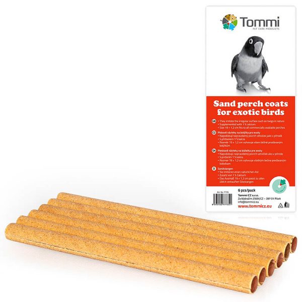 Bete tocit gheare TOMMI pasari mici 1,2*19 cm 6 buc/set