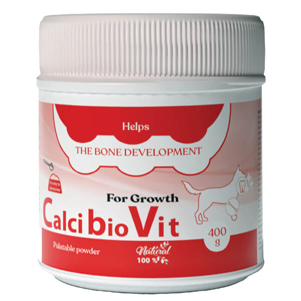 Calci-Bio-Vit Crestere +D3 pentru caini 400 g