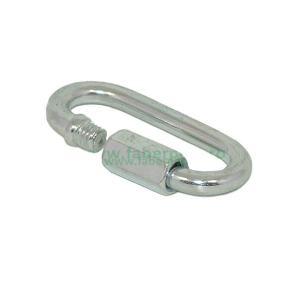 Carabiniera galvanizata cu filet 8x75 mm