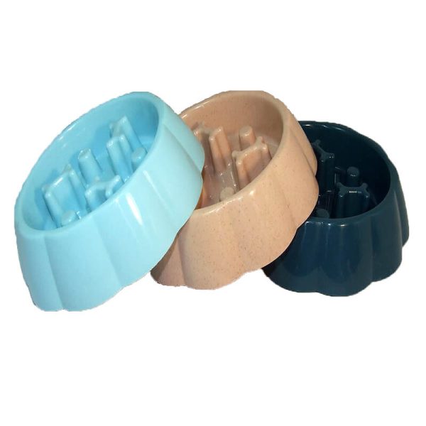 Castron plastic rotund cu crestaturi 0.45 l