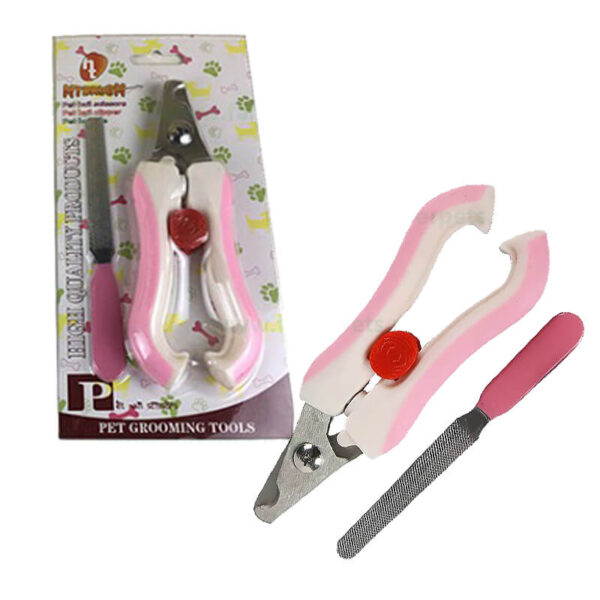 Cleste unghii mic cu pila pentru caini si pisici 14 cm