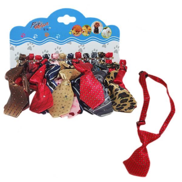 Cravata pentru caini in diverse culori 11 cm 12 /set