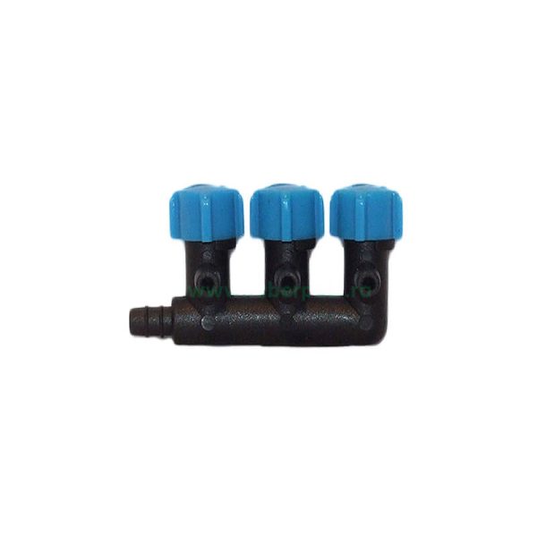 Distribuitor aer plastic cu 3 reglaje pentru acvariu 10/set