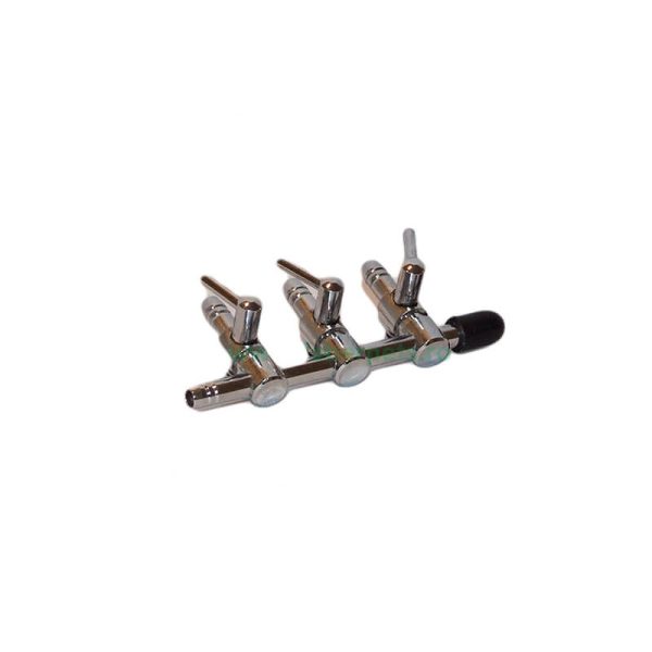 Distribuitor aer metalic 4 mm cu 3 iesiri