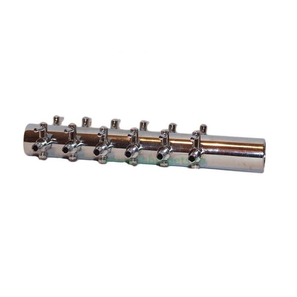 Distribuitor aer metalic 4 mm cu 12 iesiri