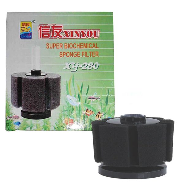 Filtru acvariu de burete cu talpa  Ø12 XY-280