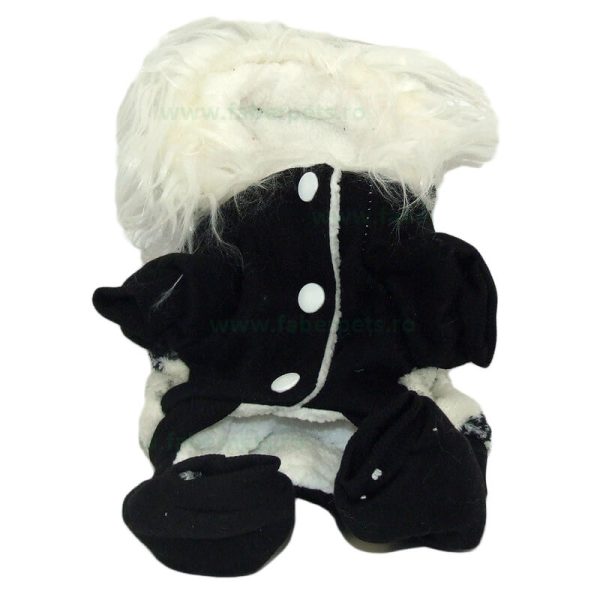Overall bumbac cu gluga, imblanit S-22 cm, M-26 cm, L-30 cm