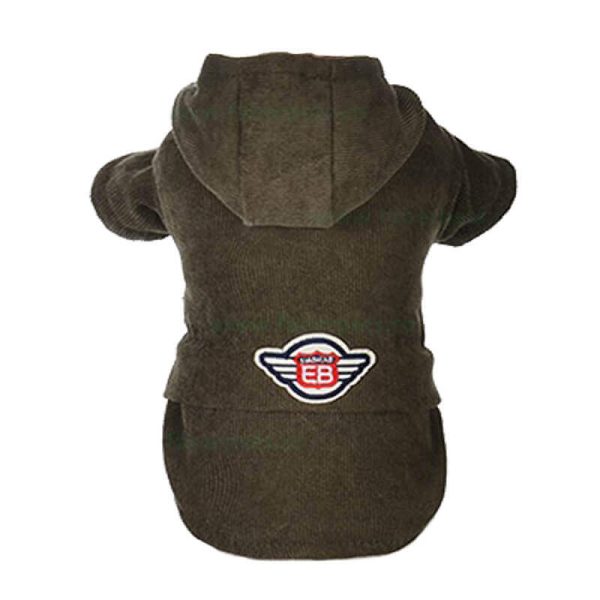 Haina bumbac kaki reiat captusita cu gluga M - 12#