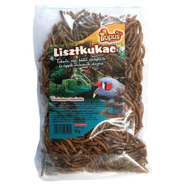 Vierme de faina uscat ptr animale punga 50 gr