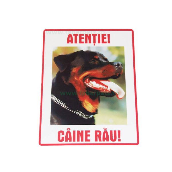 Placuta atentionare caine rau