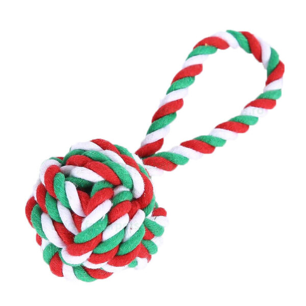 Jucarie minge sfoara cu maner 20 cm