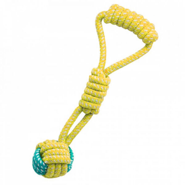 Jucarie minge sfoara cu maner 28 cm