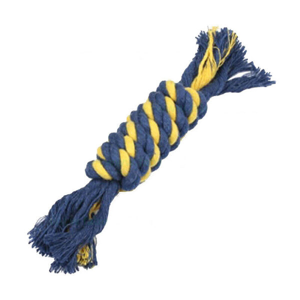 Jucarie funie infasata la mijloc 25 cm