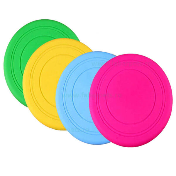 Jucarie caini disc cauciuc Frisbee 17 cm