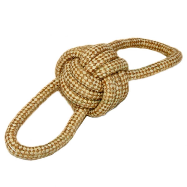 Minge impletita funie cu manere din bumbac 9 cm