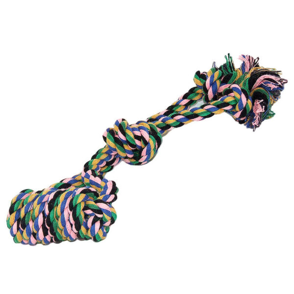 Jucarie funie innodata din bumbac in diferite modele 28-34 cm