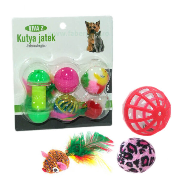 Jucarie pisici set 5 piese