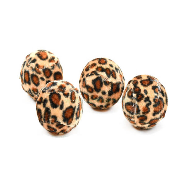 Jucarie pisici minge imblanit 5 cm