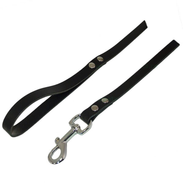 Lesa piele nr. 3 negru 16 mm/110 cm