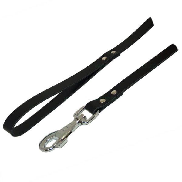 Lesa piele nr. 4 negru 18 mm/110 cm