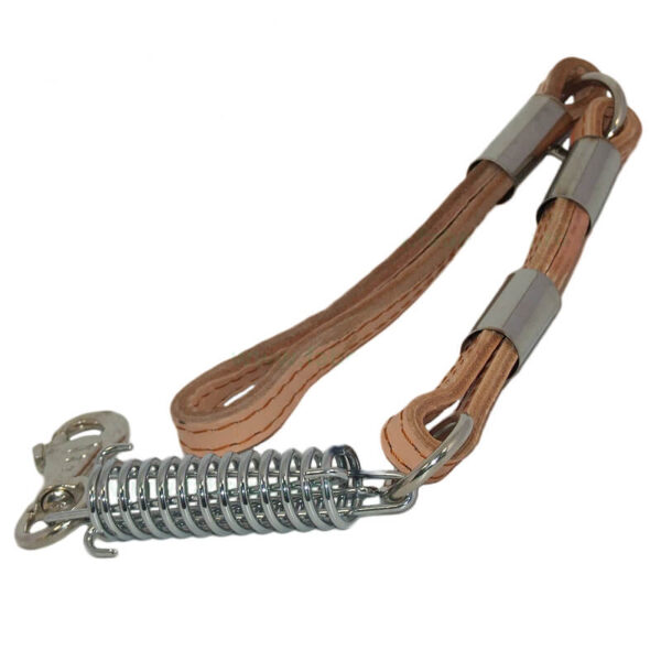 Lesa piele cu trei inele si arc 12 mm/60 cm