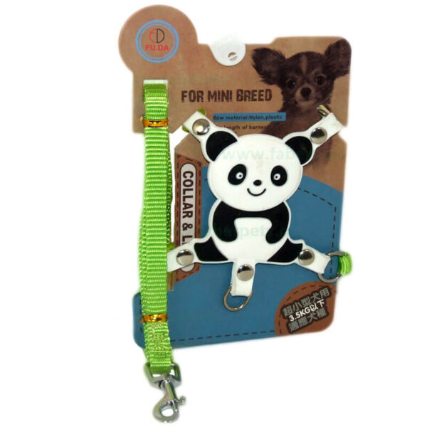 Lesa chinga cu ham ornamentat cu animalute panda 1*120 cm 3,5 kg