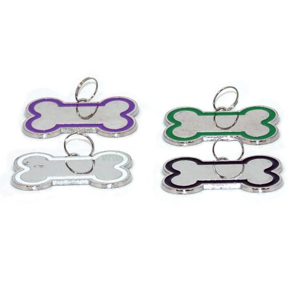 Medalion os pentru caini 2x3 cm 12 /set