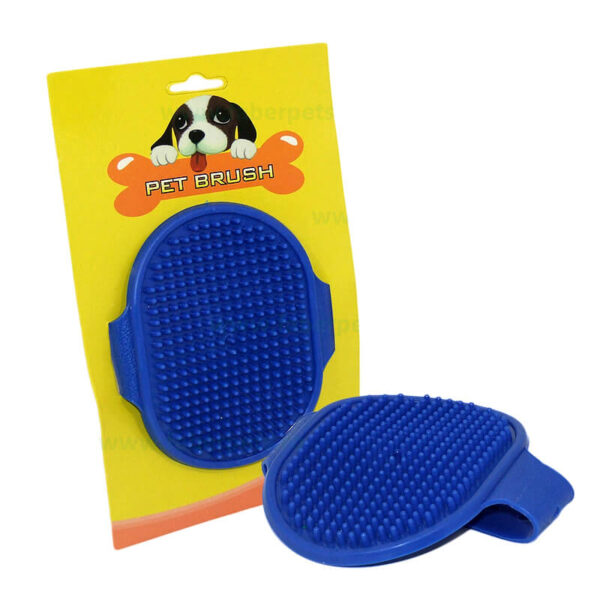 Perie palma ovala cauciuc 12 cm