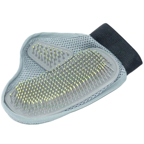 Perie manusa cu tepi metalice 22 cm