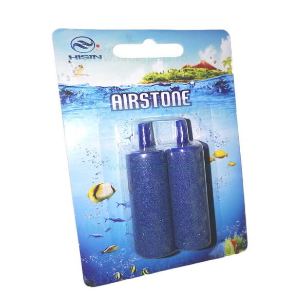 Set de 2 pietre aer cilindric acvariu 50x18 mm
