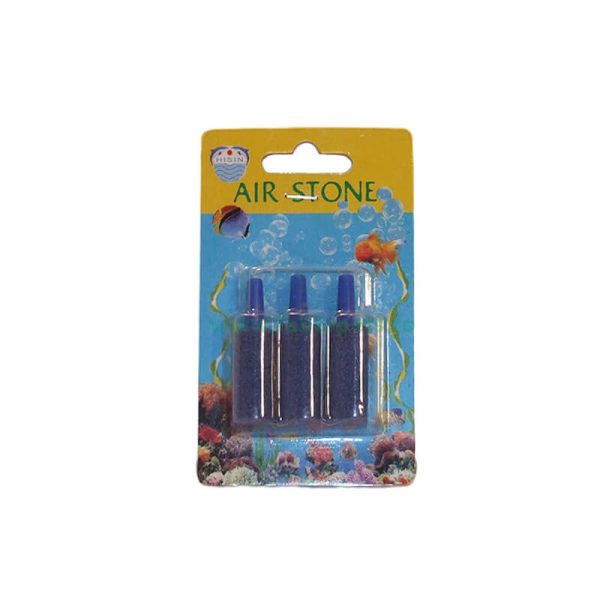 Set de 3 pietre aer cilindric acvariu 25x12 mm