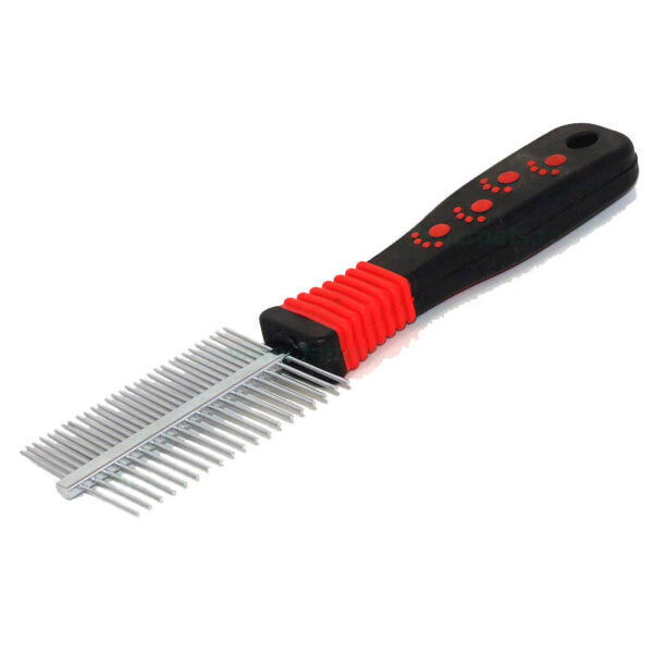 Pieptan dublu cu dinti rari si densi 2*2,5*20 cm