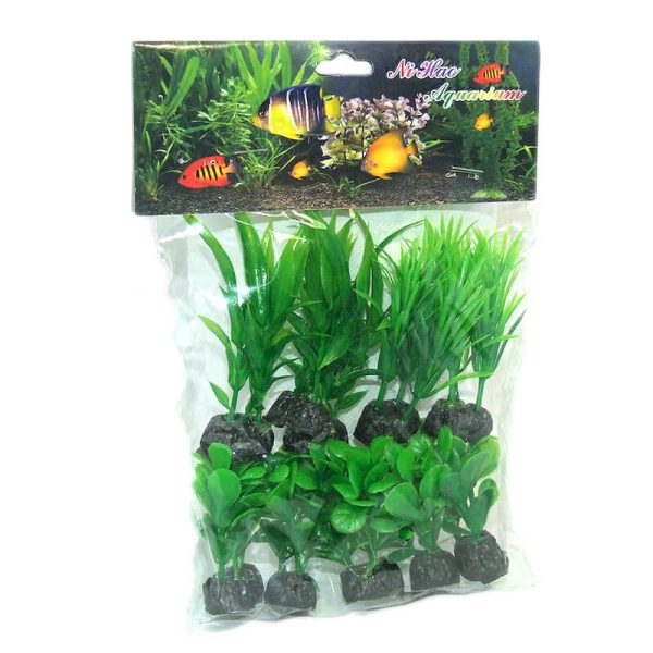 Plante artificiale 3" - 7 cm 10/set