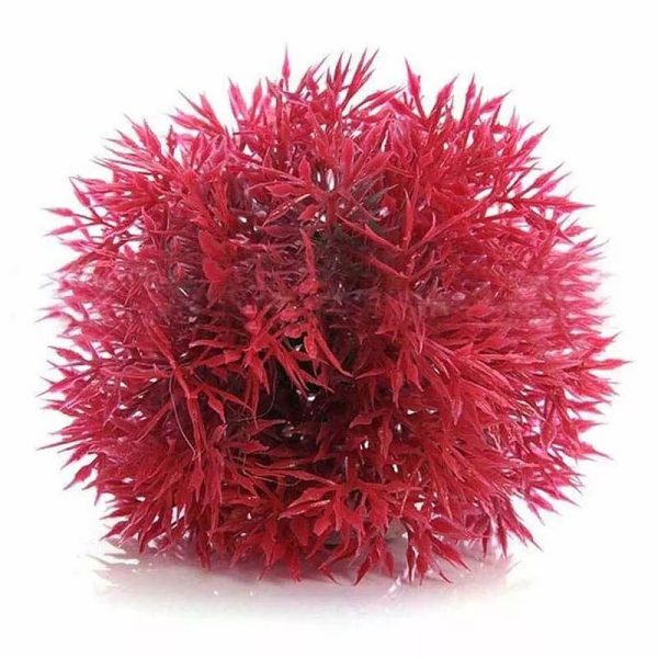Plante artificiale acvariu sferic cu talpa - 10 cm