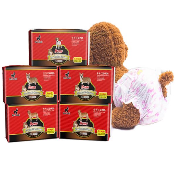 Scutece pentru animale M 14 buc 5-8 kg
