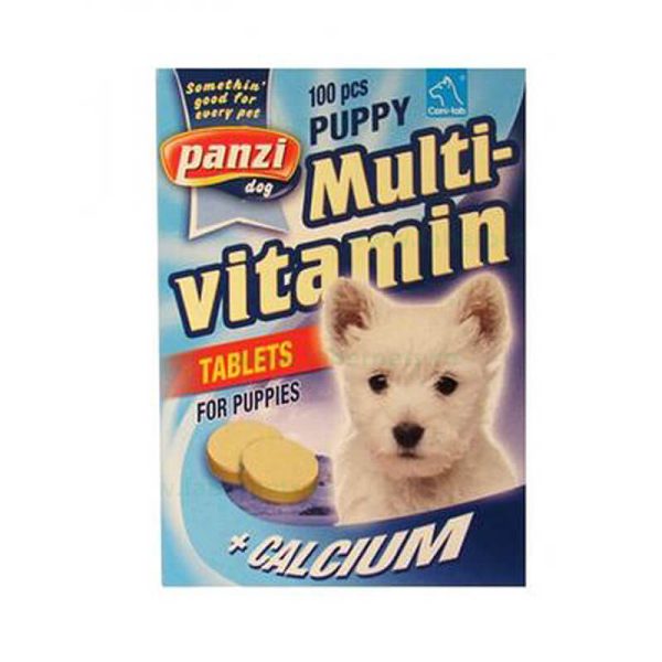 Tablete multivitamine cu calciu pentru caini junior