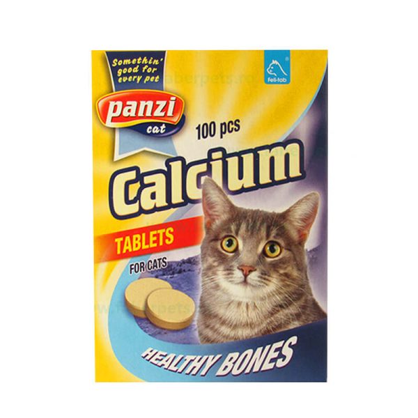 Tablete cu calciu pentru pisici