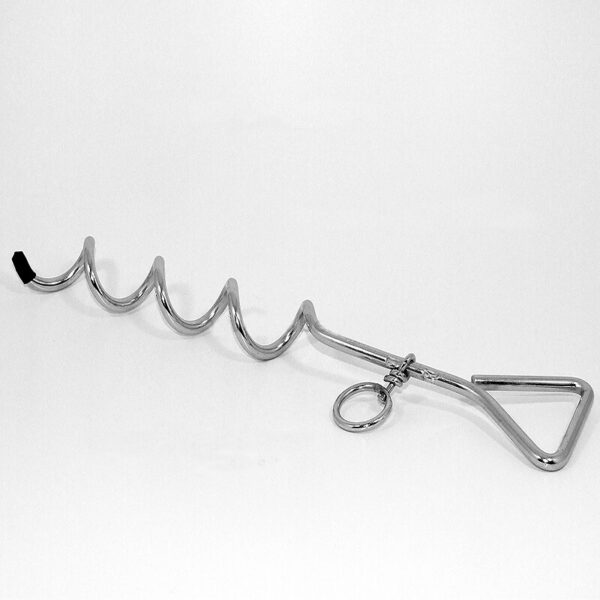 Tarus spiral pentru legat caini 0,8x48 cm