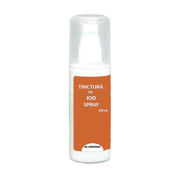 Tinctura de Iod Spray, uz veterinar - 100 ml