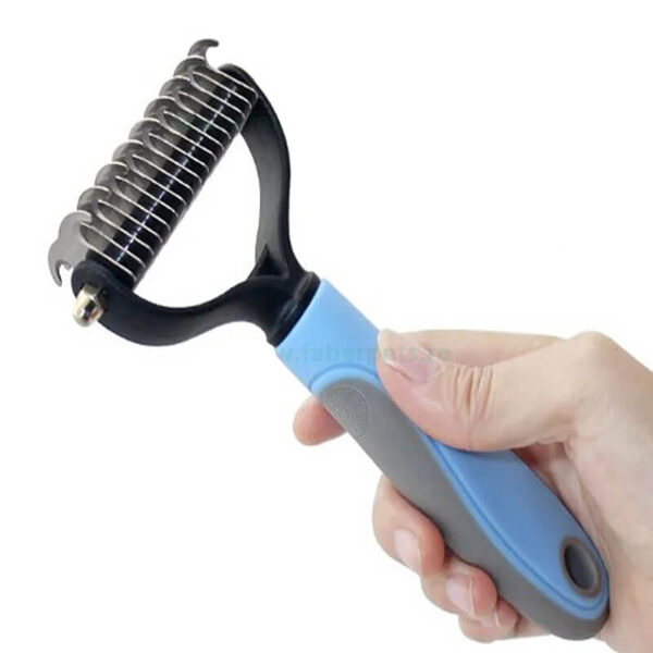 Perie si trimmer profesionala cu dublu gheare 8 cm