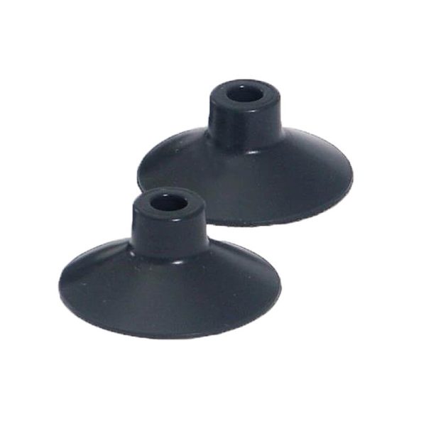 Ventuza simpla negru de 37 mm pentru acvariu 10/set