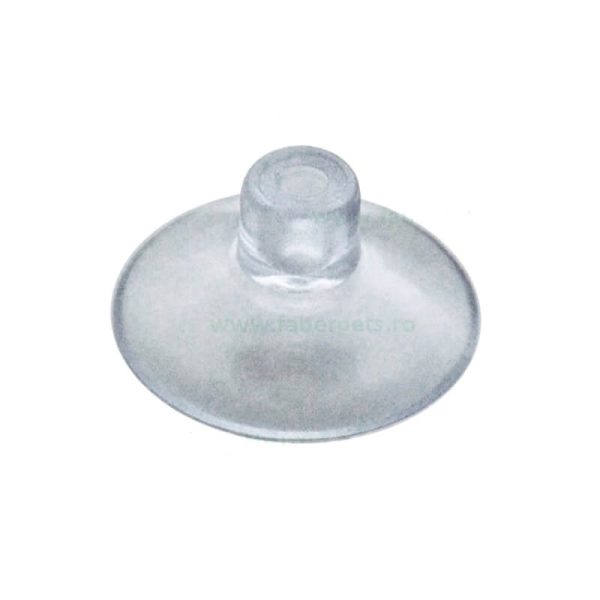 Ventuza simpla transparent 25 mm 10/set