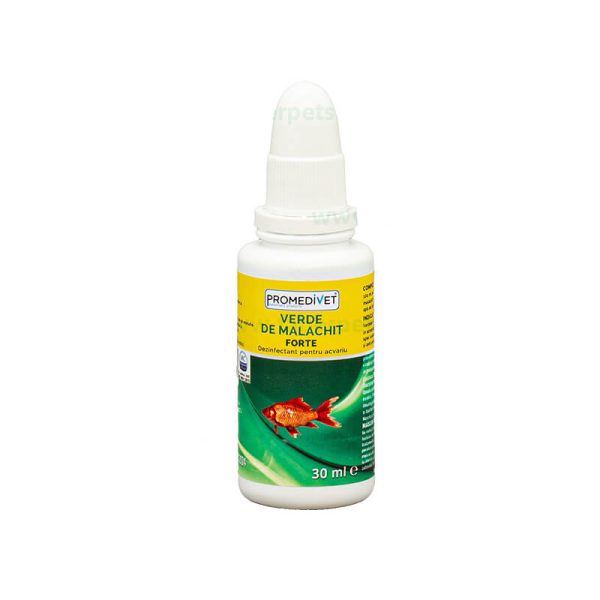 Verde de Malachit Forte - Dezinfectant pentru acvarii 30 ml