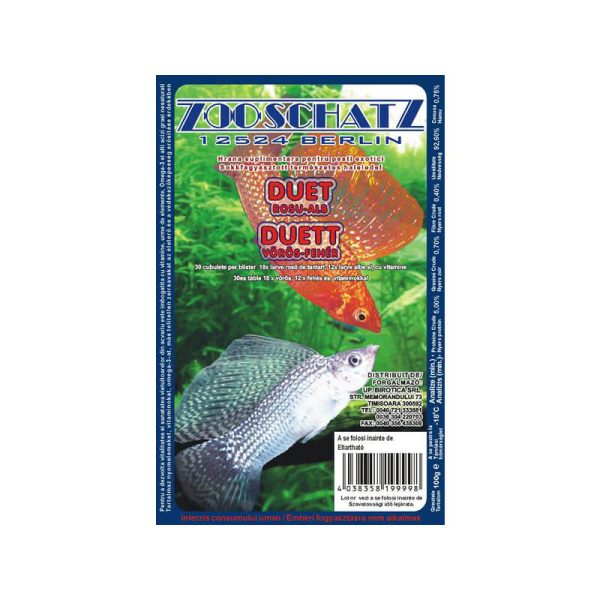 Duet (2 feluri) rosu-alb congelata 100g 6/set