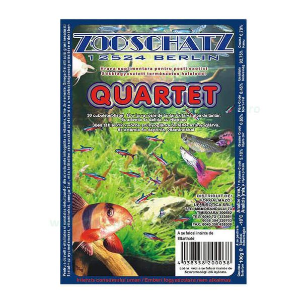 Quartet (4 feluri) congelata 100g 6/set